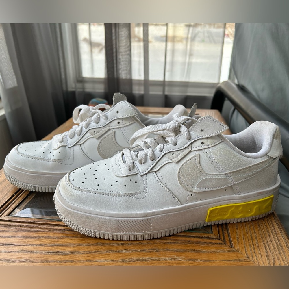 Nike Air Force 1 Fontanka White/Summit White- Photon Dust, Size 9